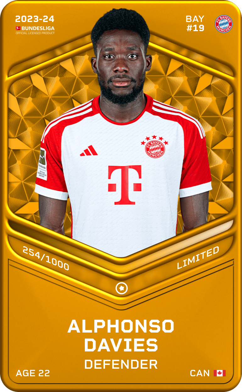 Alphonso Davies 2023-24 • Limited 254/1000