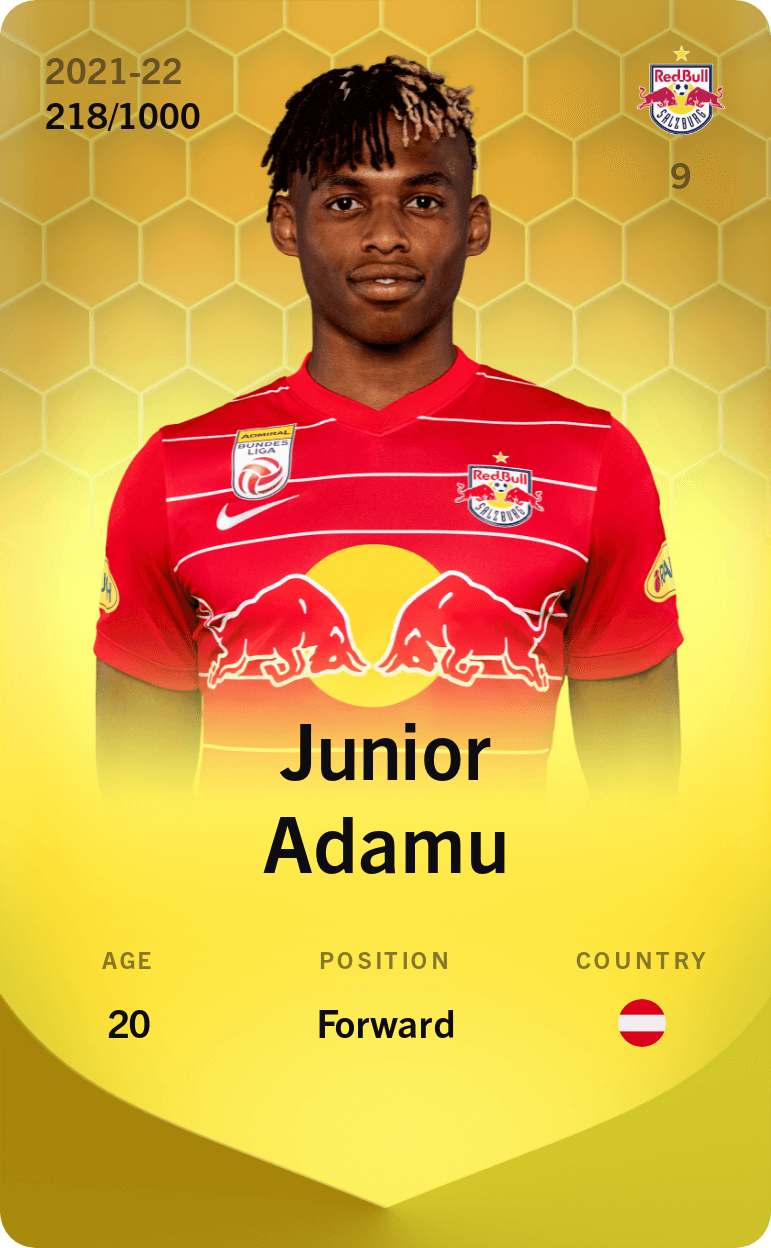 Junior Adamu 2021-22 • Limited 218/1000