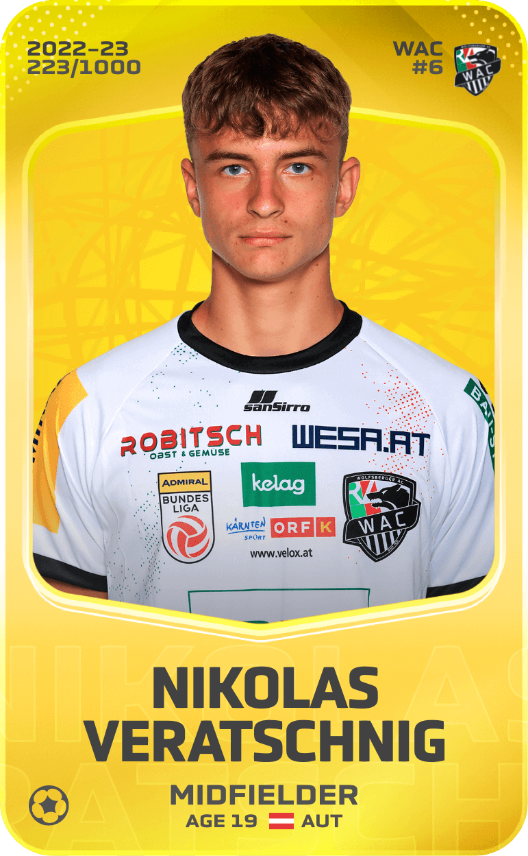 Nikolas Veratschnig 2022-23 • Limited 223/1000