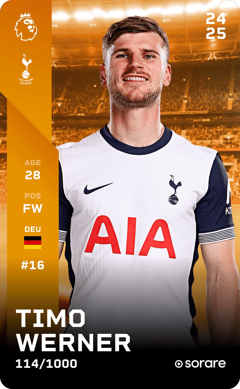 Timo Werner 2024-25 • Limited 114/1000