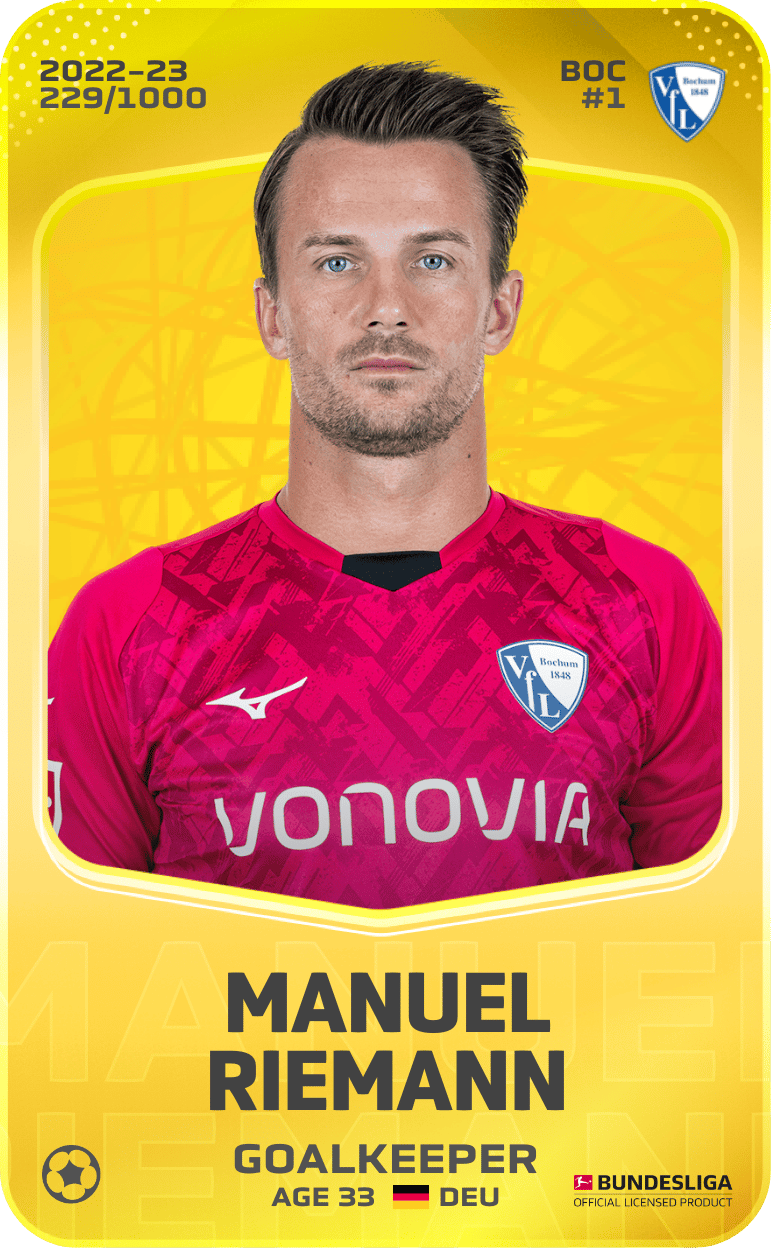 Manuel Riemann 2022-23 • Limited 229/1000