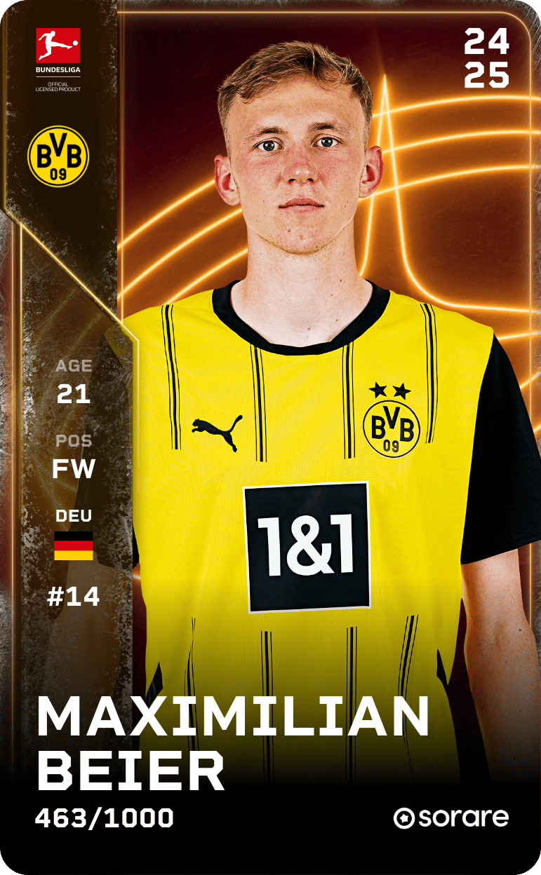 Maximilian Beier 2024-25 • Limited 463/1000
