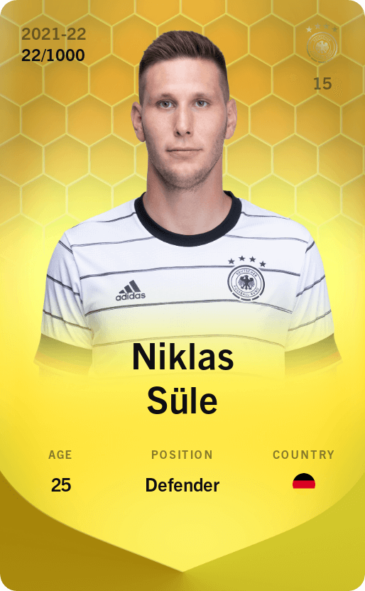 Niklas Süle 2021-22 • Limited 22/1000