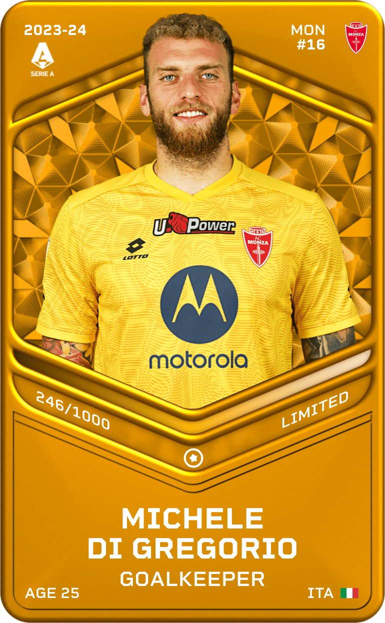 Michele Di Gregorio 2023-24 • Limited 246/1000