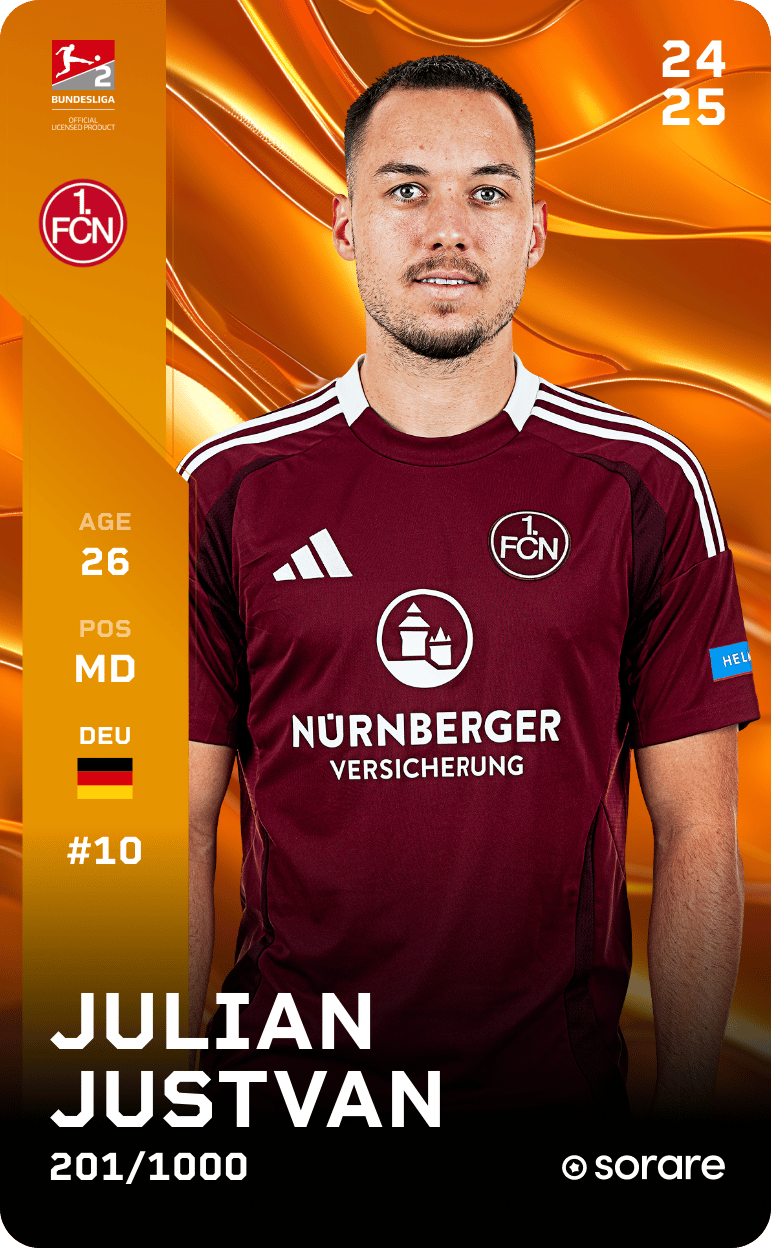 Julian Justvan 2024-25 • Limited 201/1000