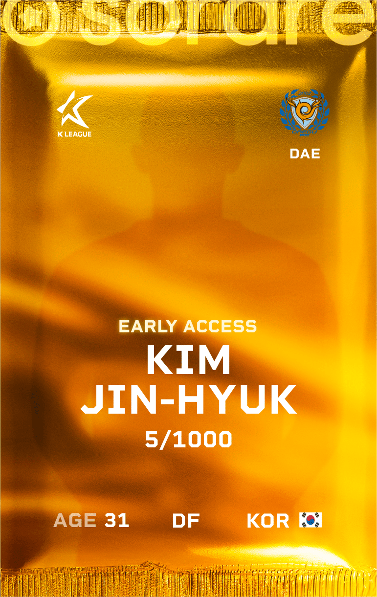 Kim Jin-Hyuk 2025-26 • Limited 5/1000