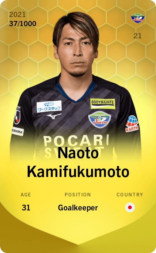 Naoto Kamifukumoto 2021-22 • Limited 37/1000