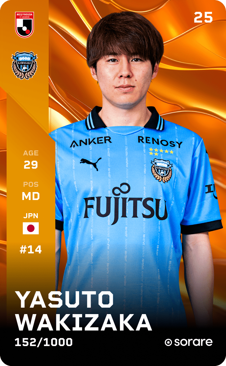 Yasuto Wakizaka 2025-26 • Limited 152/1000