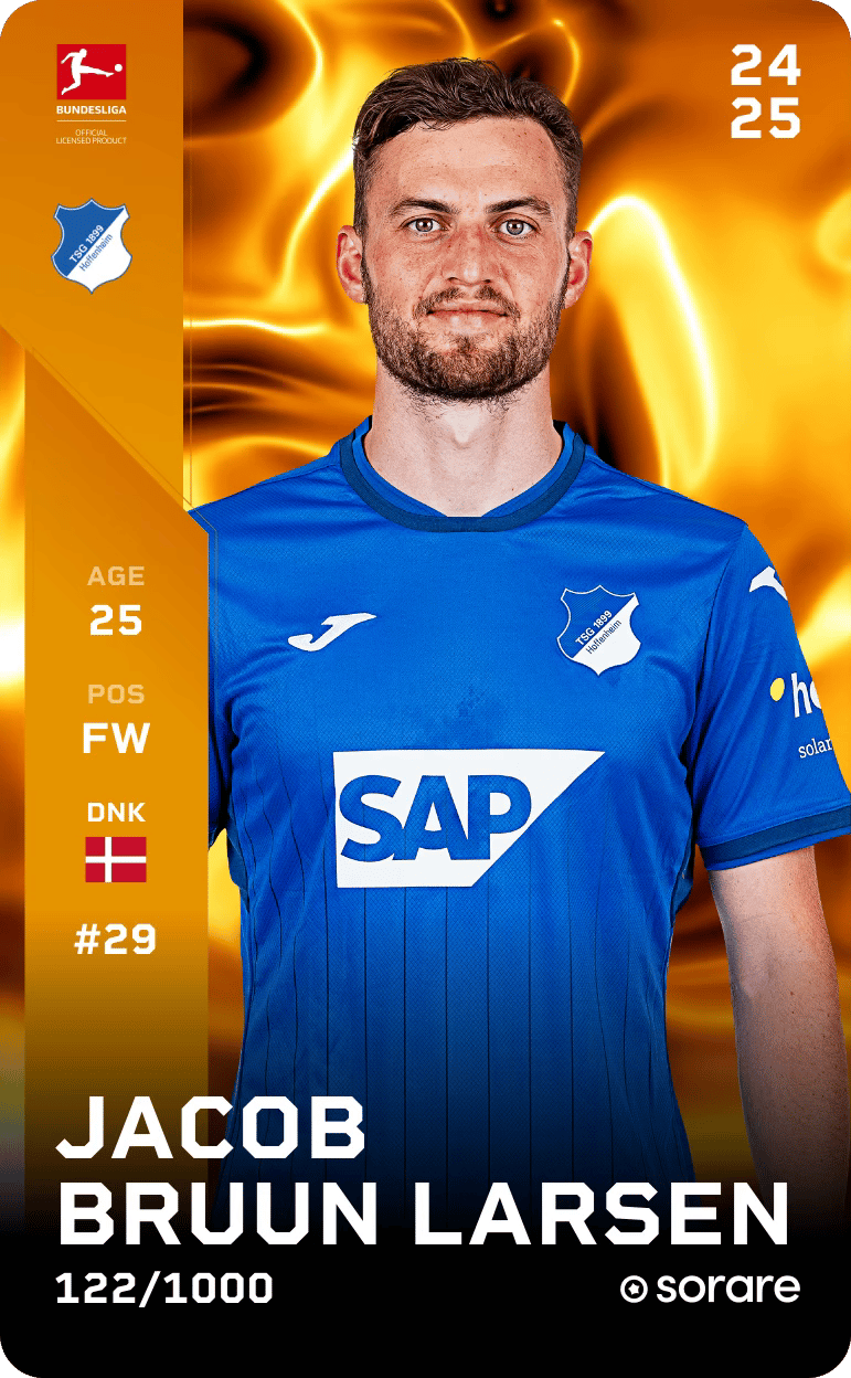 Jacob Bruun Larsen 2024-25 • Limited 122/1000