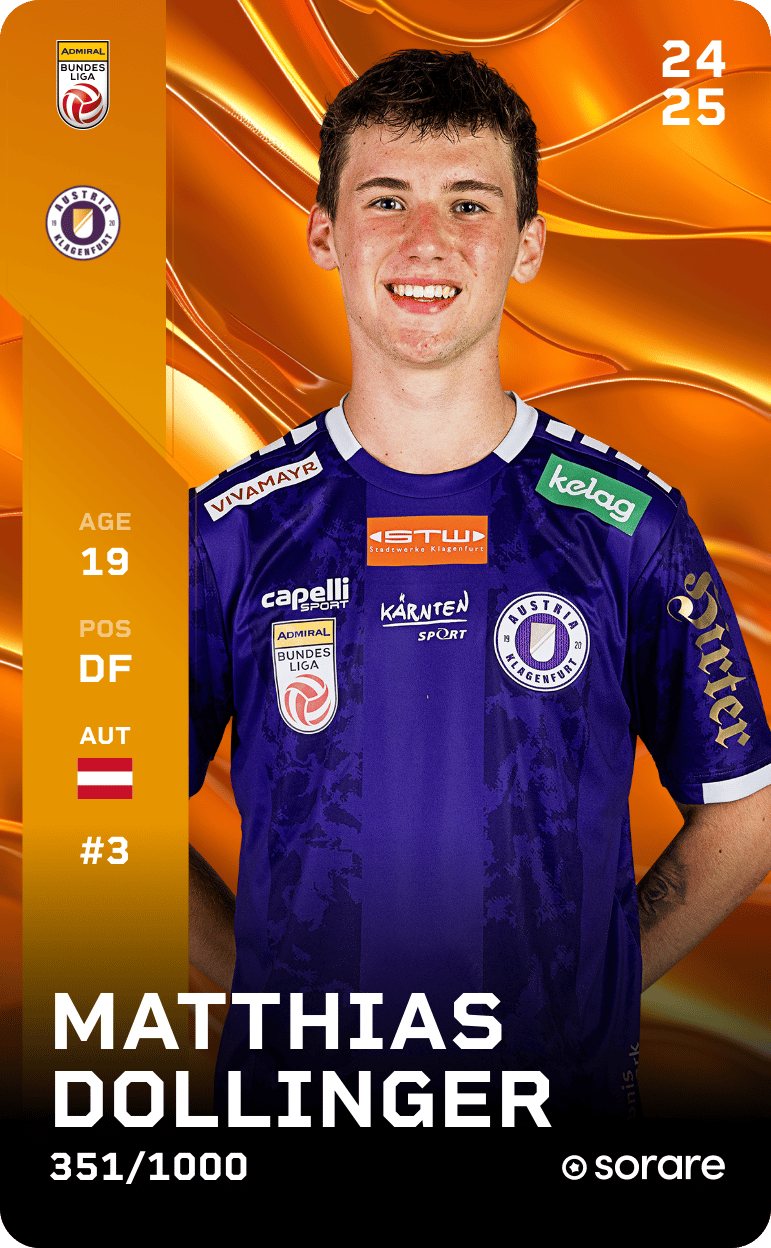 Matthias Dollinger 2024-25 • Limited 351/1000