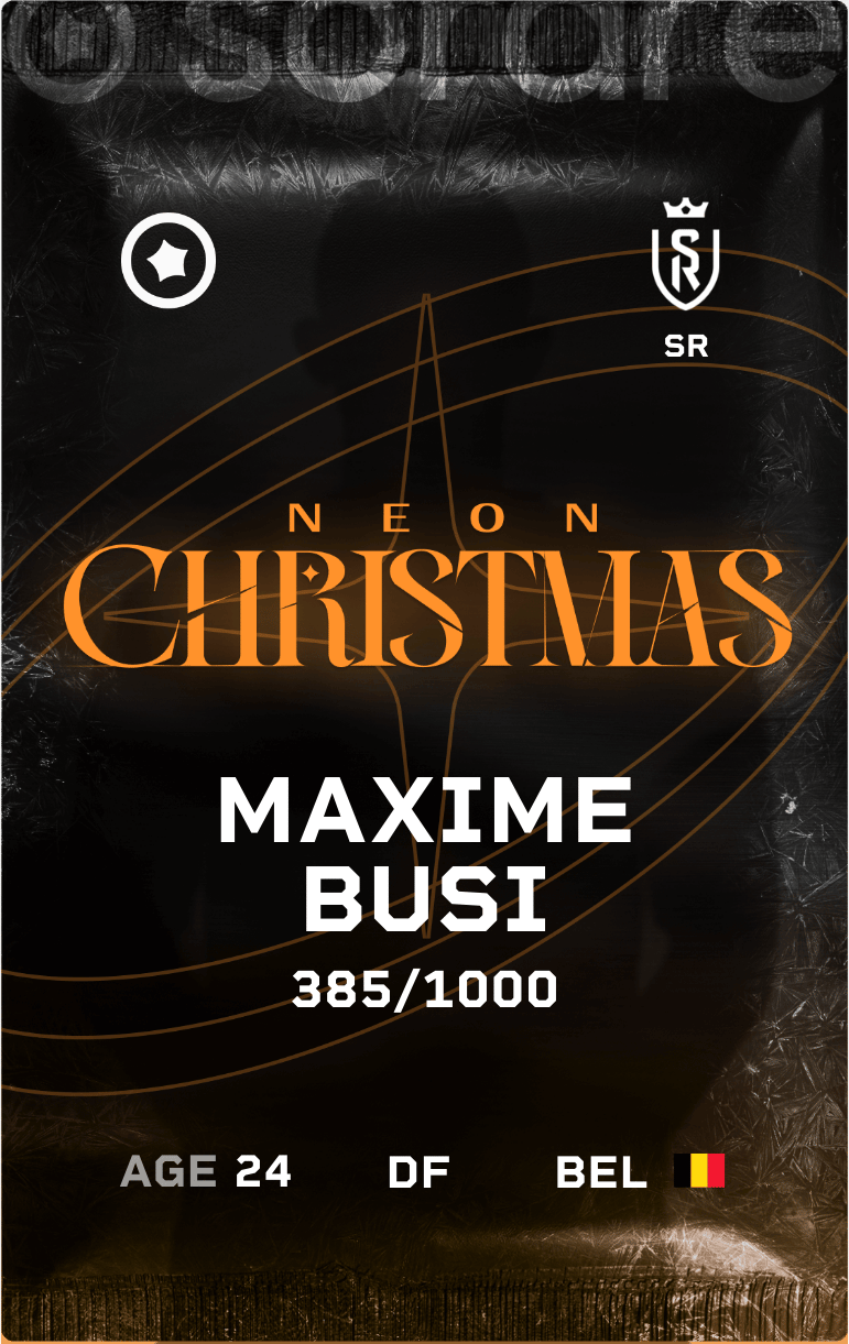 Maxime Busi 2024-25 • Limited 385/1000