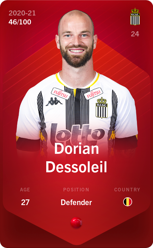 Sorare - Sorare Official - Dorian Dessoleil 2020-21 • Rare 46/100 - NFT # 46624369476207090921925695633302589008198487419901407931453845580817459243951