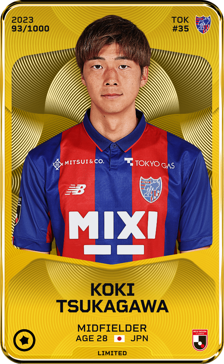 Koki Tsukagawa 2023-24 • Limited 93/1000