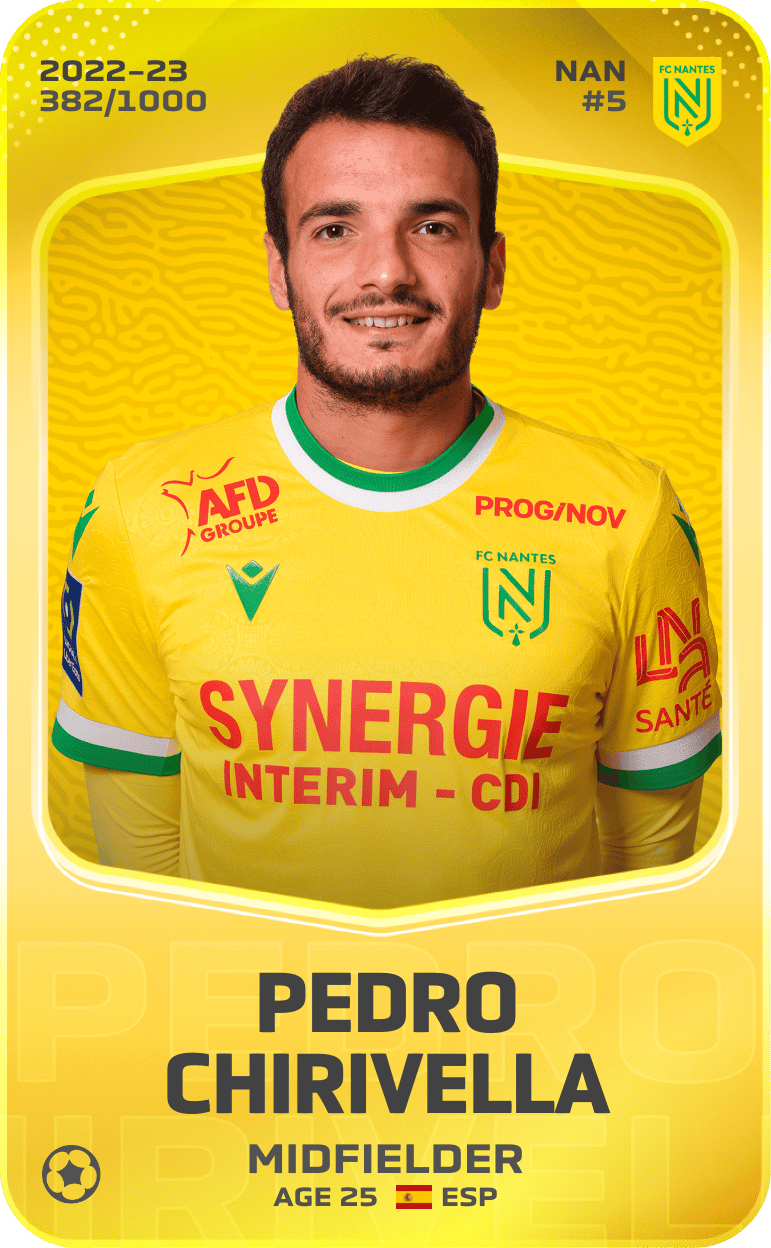 Pedro Chirivella 2022-23 • Limited 382/1000