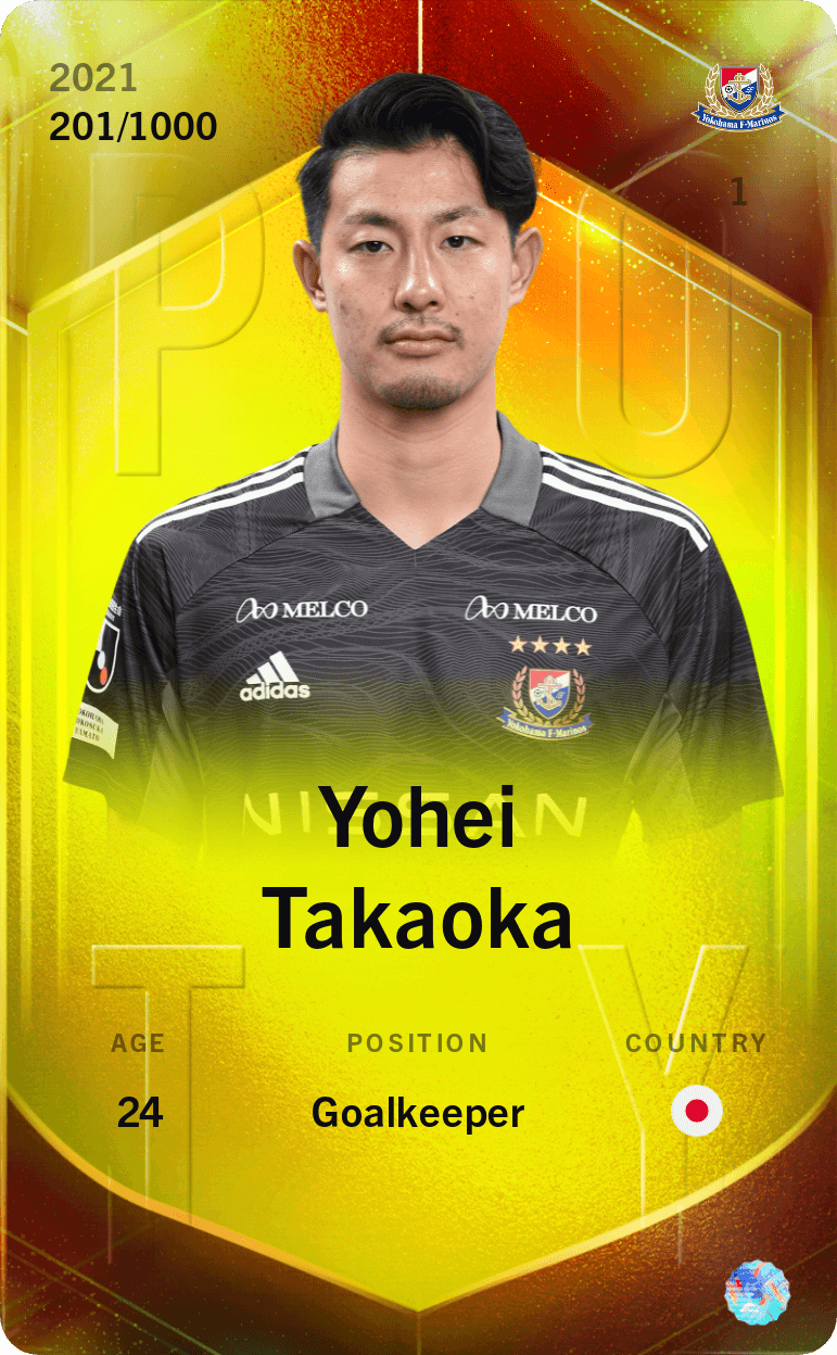 Yohei Takaoka 2021-22 • Limited 201/1000