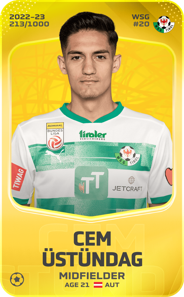 Cem Üstündag 2022-23 • Limited 213/1000