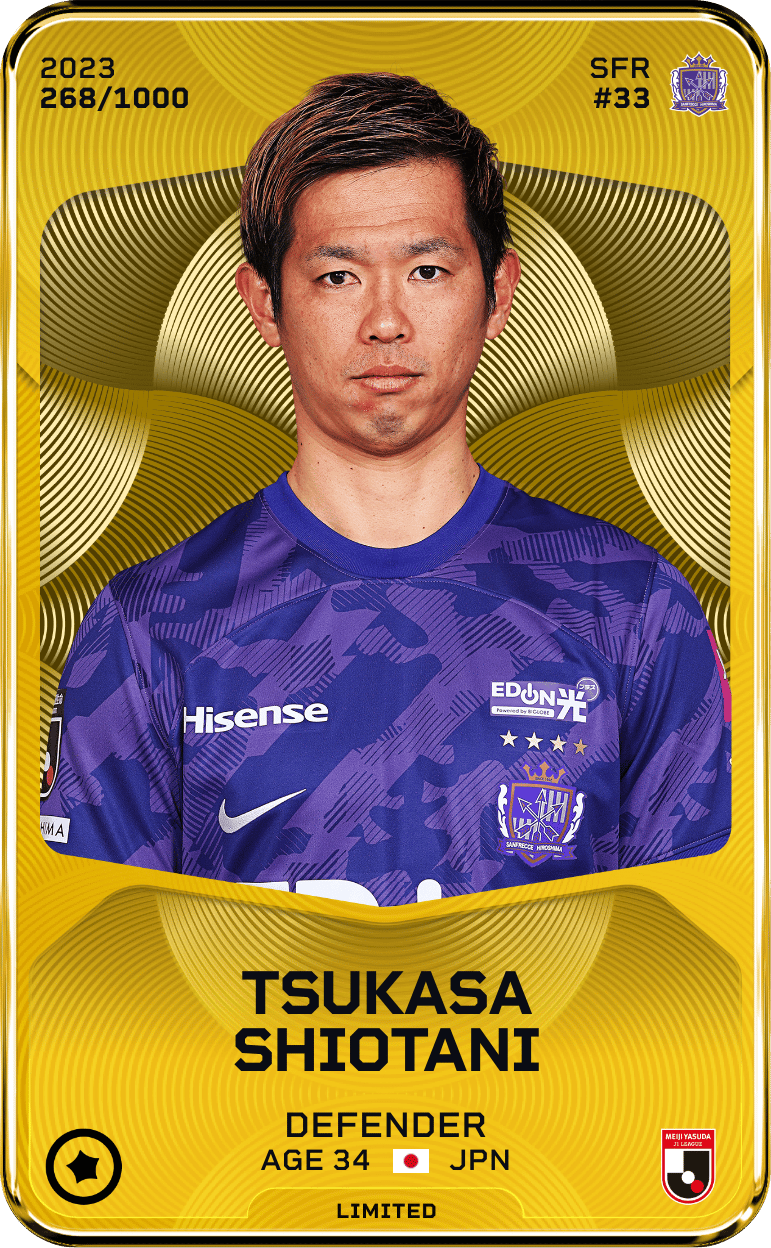 Tsukasa Shiotani 2023-24 • Limited 268/1000