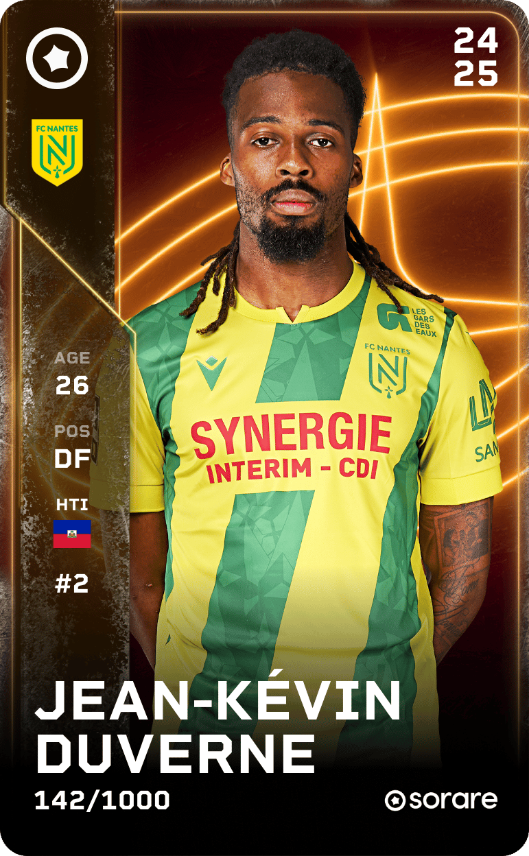 Jean-Kévin Duverne 2024-25 • Limited 142/1000