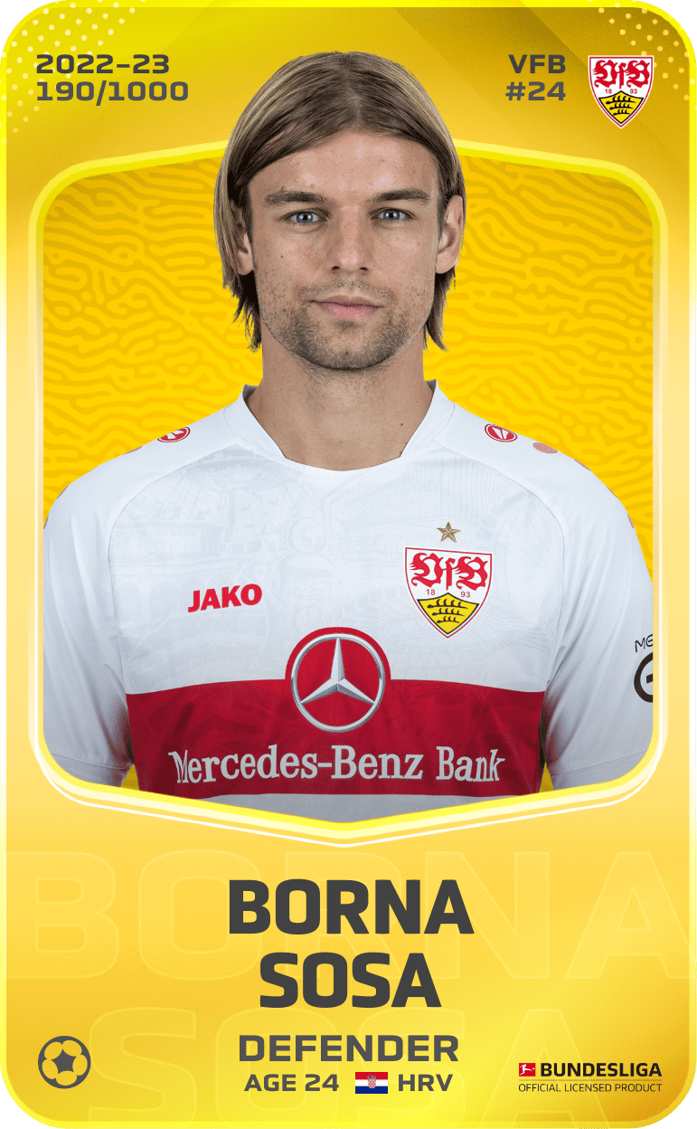 Borna Sosa 2022-23 • Limited 190/1000