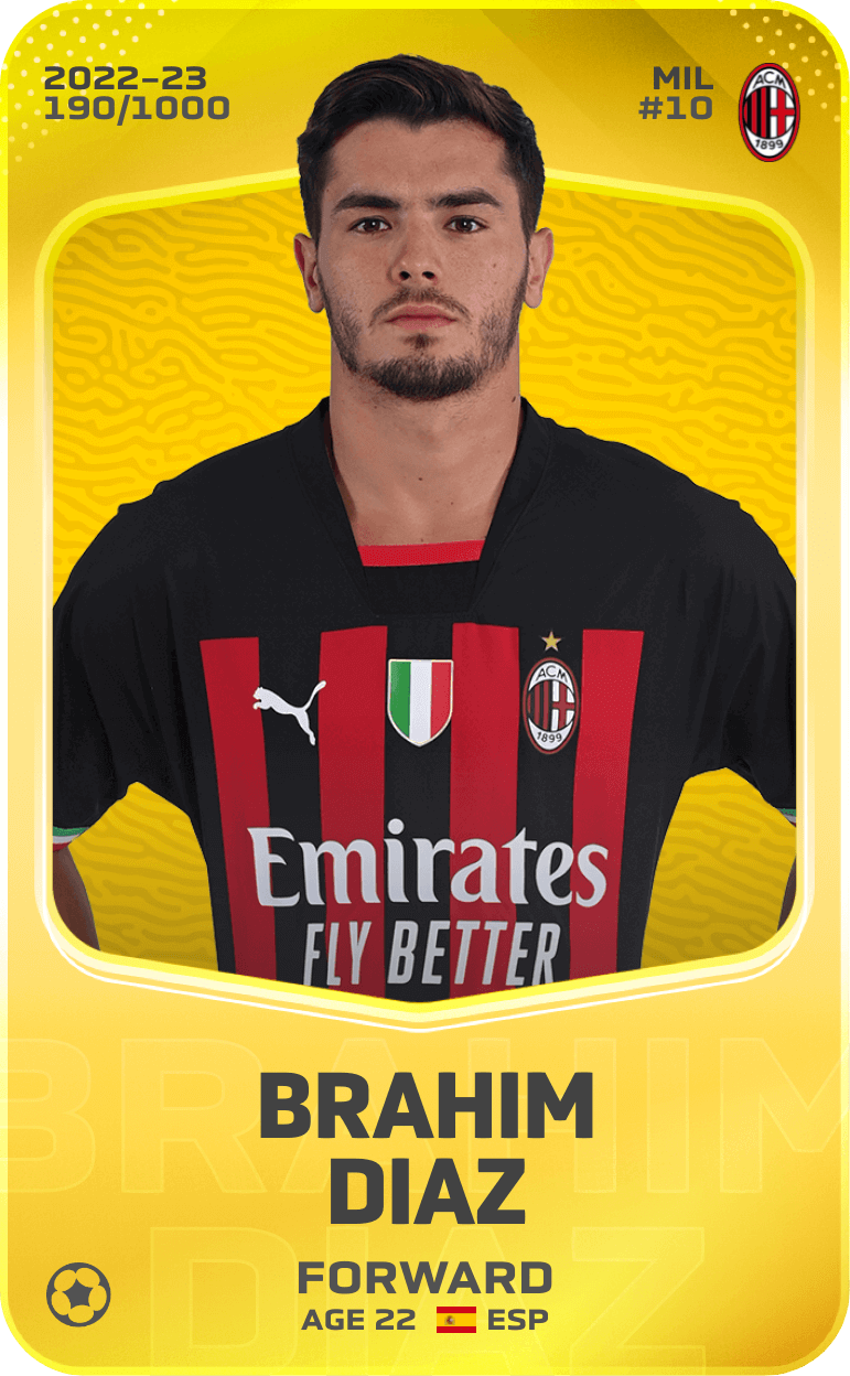 Brahim Diaz 2022-23 • Limited 190/1000