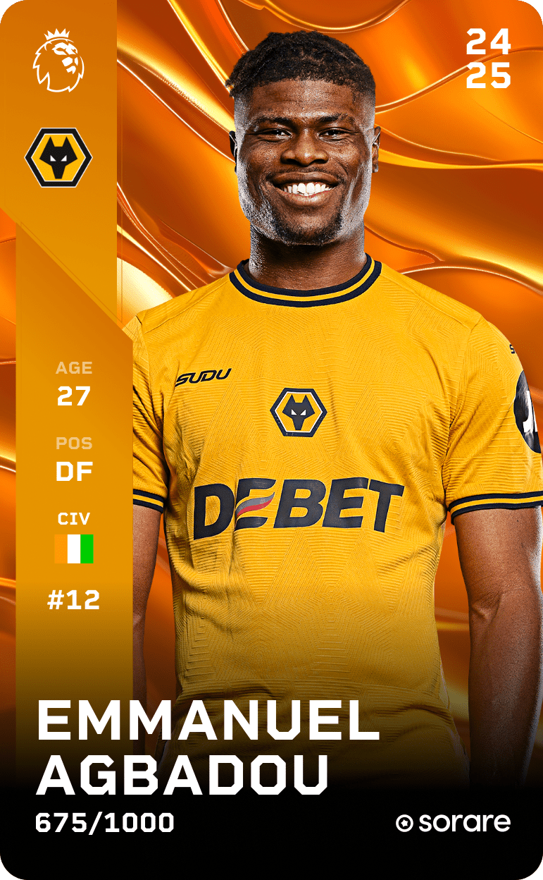 Emmanuel Agbadou 2024-25 • Limited 675/1000
