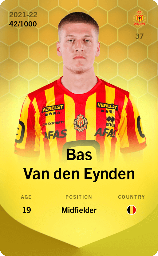 Bas Van den Eynden 2021-22 • Limited 42/1000