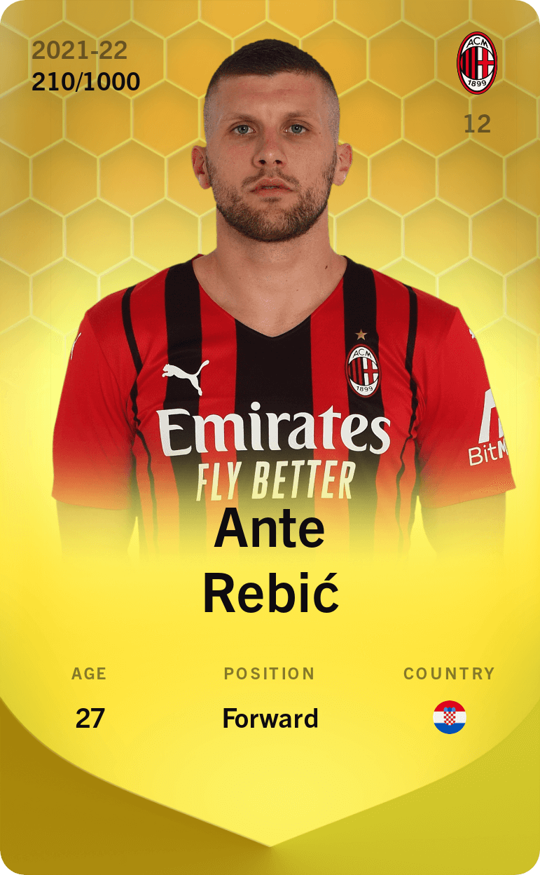 Ante Rebić 2021-22 • Limited 210/1000