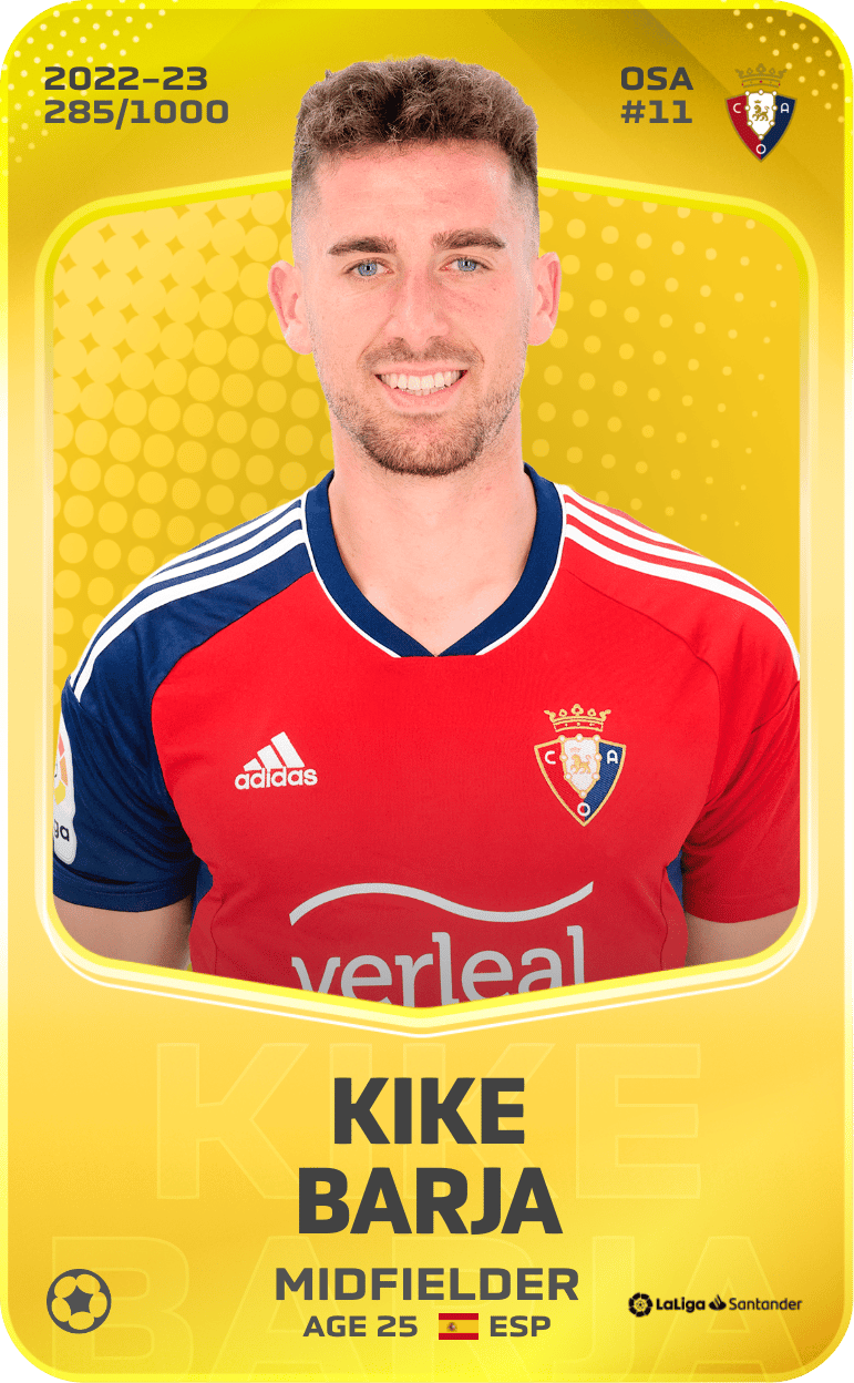 Kike Barja 2022-23 • Limited 285/1000