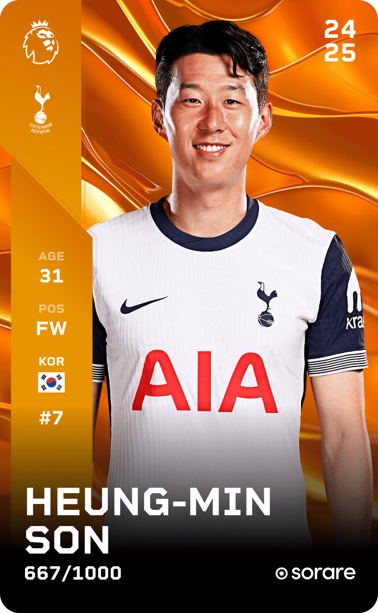 Heung-min Son 2024-25 • Limited 667/1000