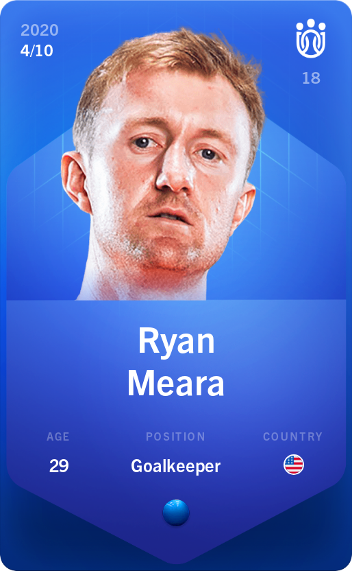 Sorare - Sorare Official - Ryan Meara 2020-21 • Super Rare 4/10 - NFT # 40800425157934187007300915325100009162084015536406973260825520236144586144034