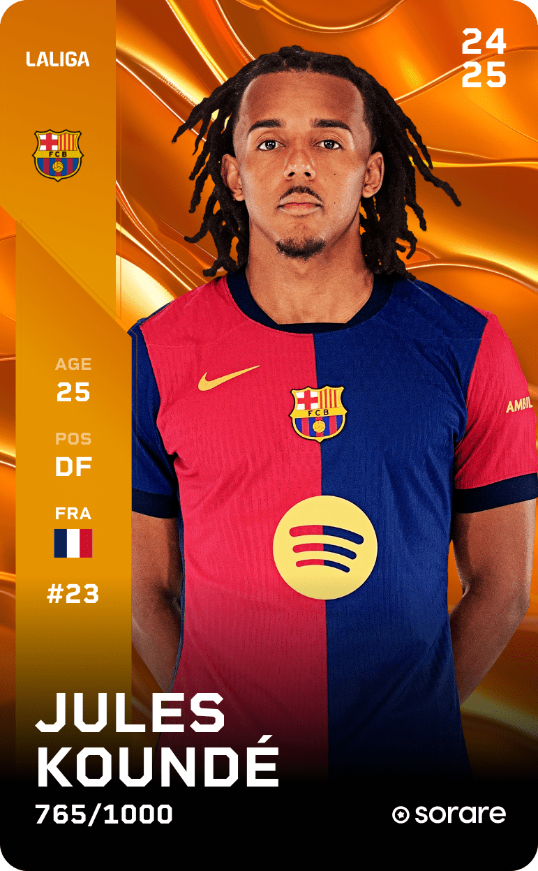 Jules Koundé 2024-25 • Limited 765/1000