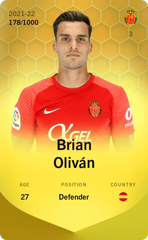 Brian Oliván 2021-22 • Limited 178/1000