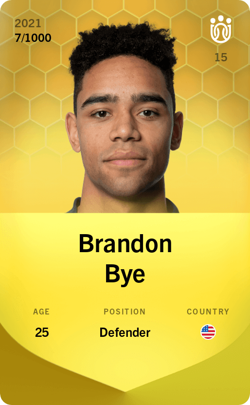 Brandon Bye 2021-22 • Limited 7/1000