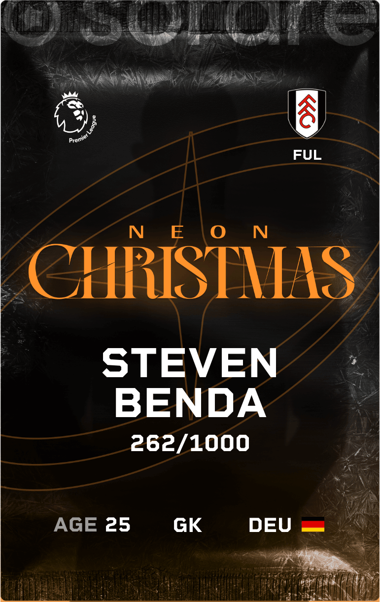 Steven-Andreas Benda 2024-25 • Limited 262/1000