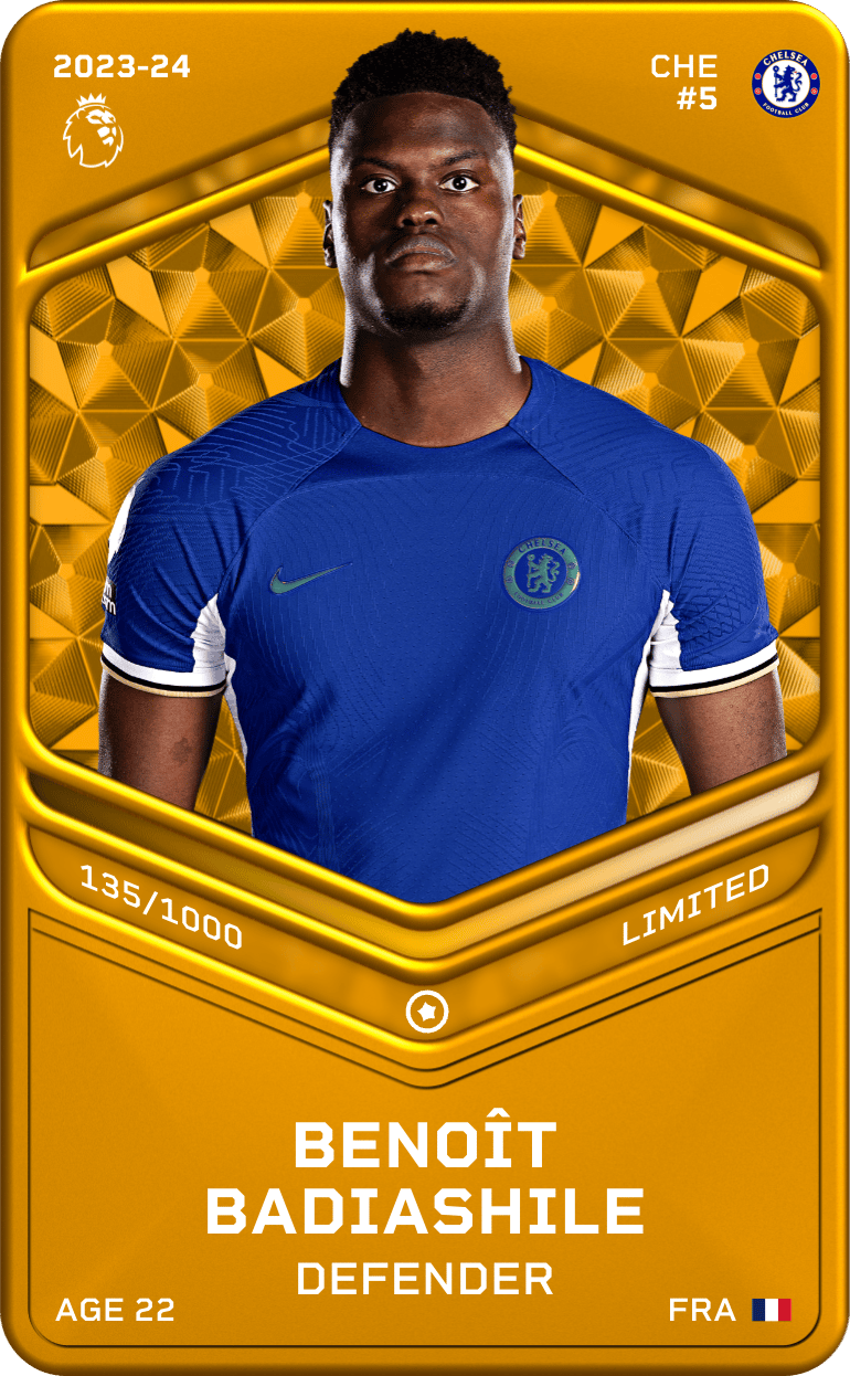 Benoît Badiashile 2023-24 • Limited 135/1000