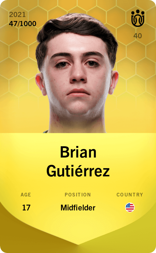 Brian Gutiérrez 2021-22 • Limited 47/1000