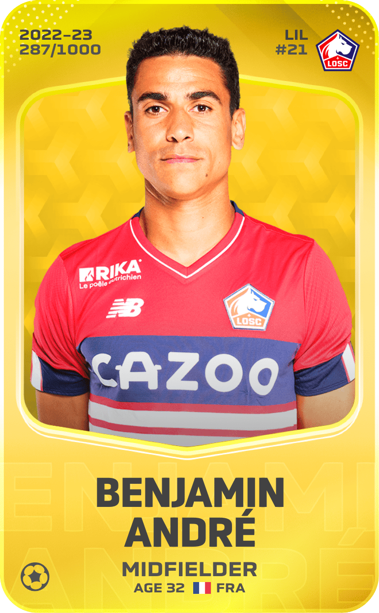 Benjamin André 2022-23 • Limited 287/1000