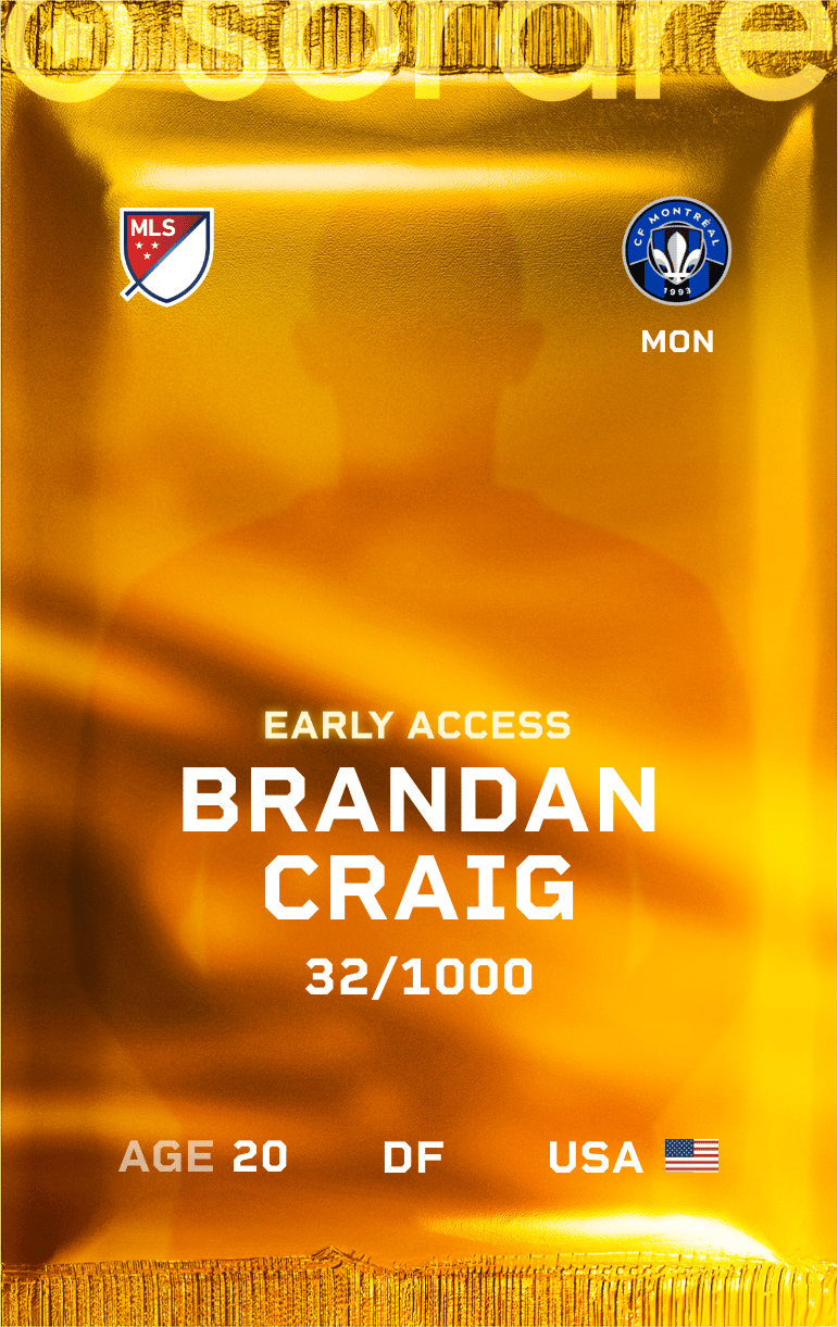 Brandan Craig 2025-26 • Limited 32/1000