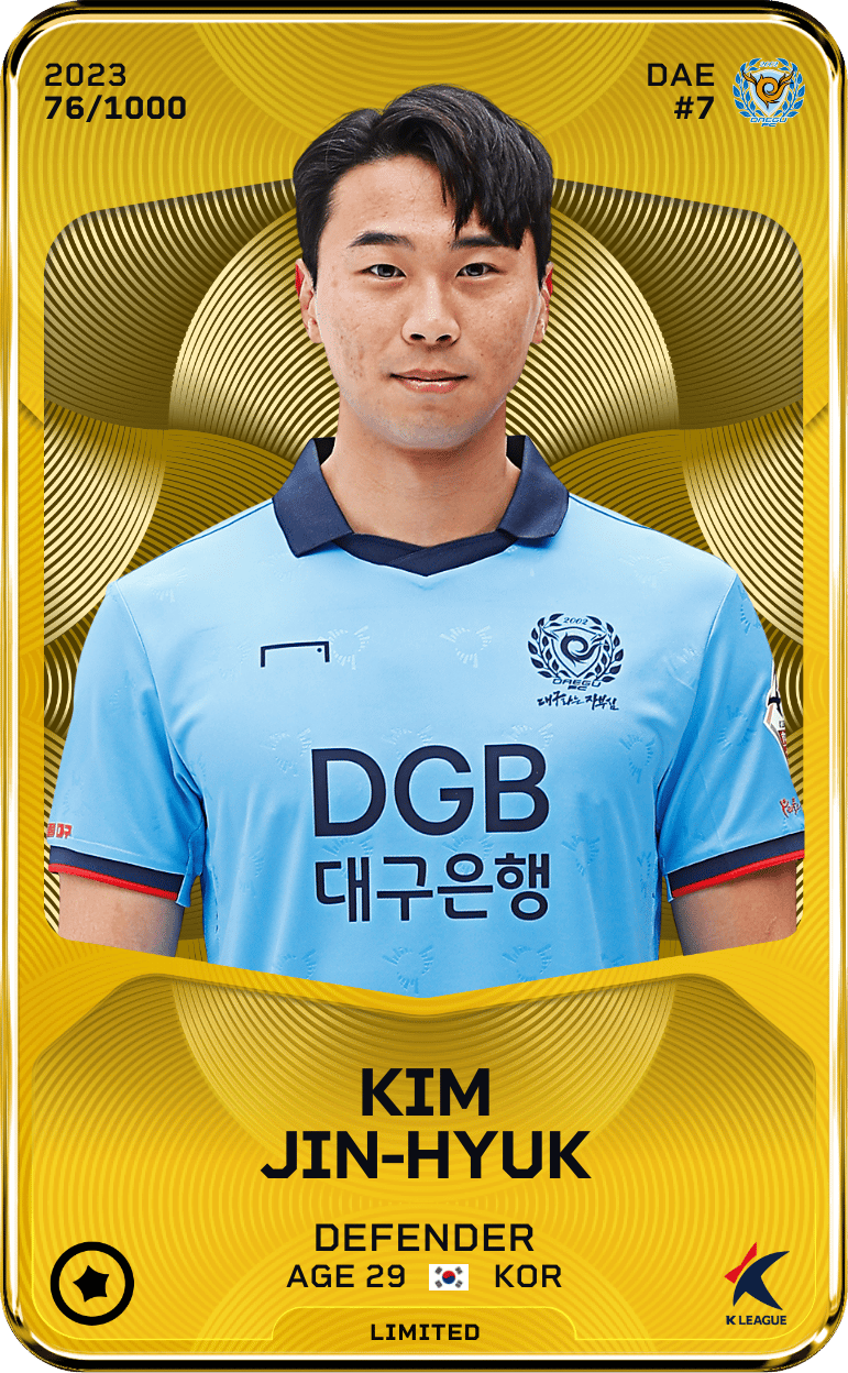 Kim Jin-Hyuk 2023-24 • Limited 76/1000