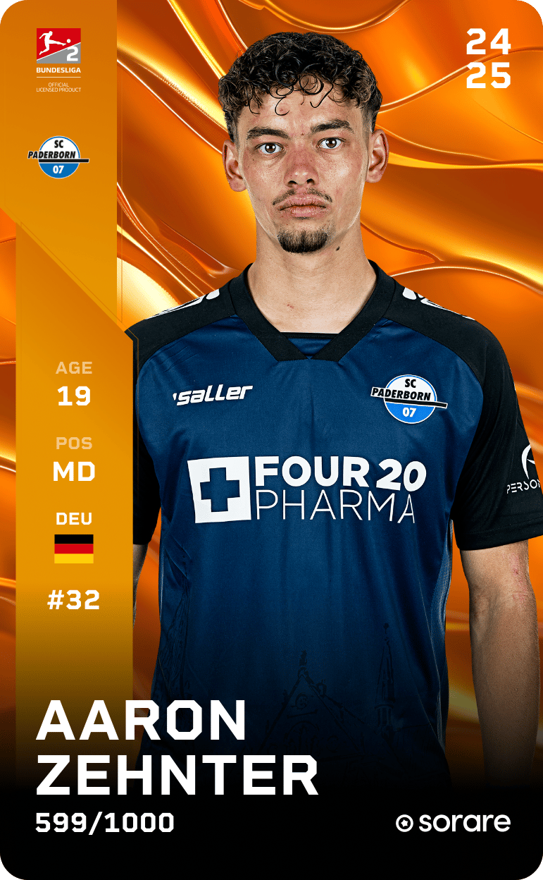 Aaron Zehnter 2024-25 • Limited 599/1000