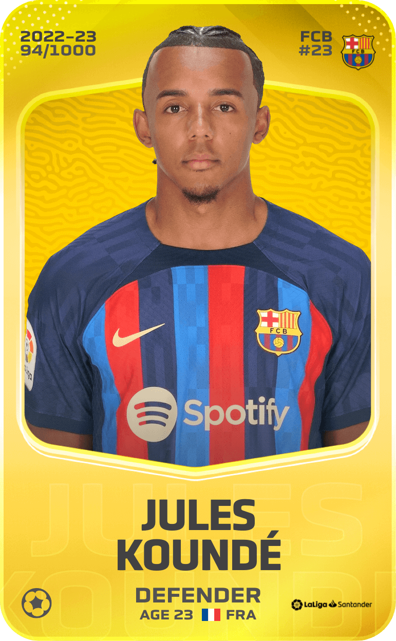 Jules Koundé 2022-23 • Limited 94/1000
