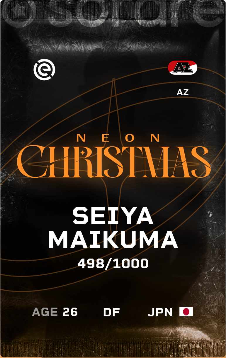 Seiya Maikuma 2024-25 • Limited 498/1000