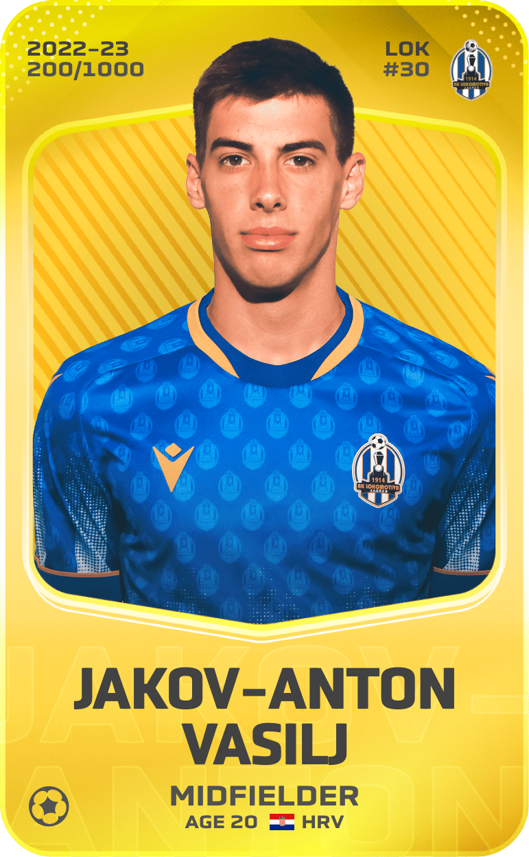 Jakov-Anton Vasilj 2022-23 • Limited 200/1000
