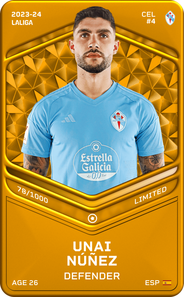 Unai Núñez 2023-24 • Limited 78/1000