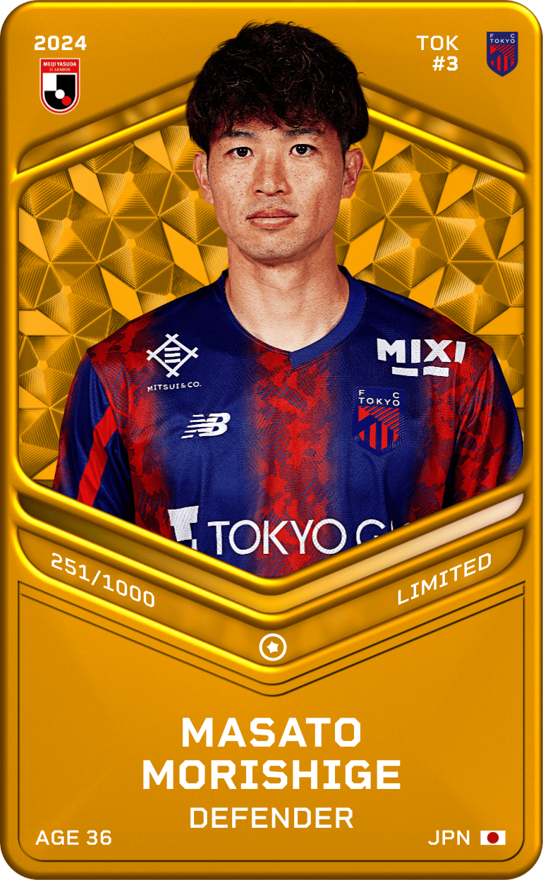 Masato Morishige 2024-25 • Limited 251/1000