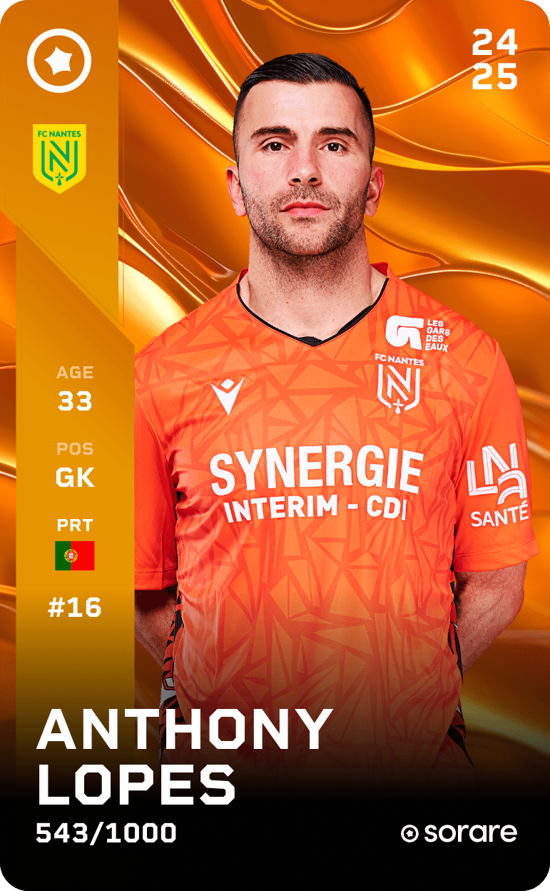 Anthony Lopes 2024-25 • Limited 543/1000