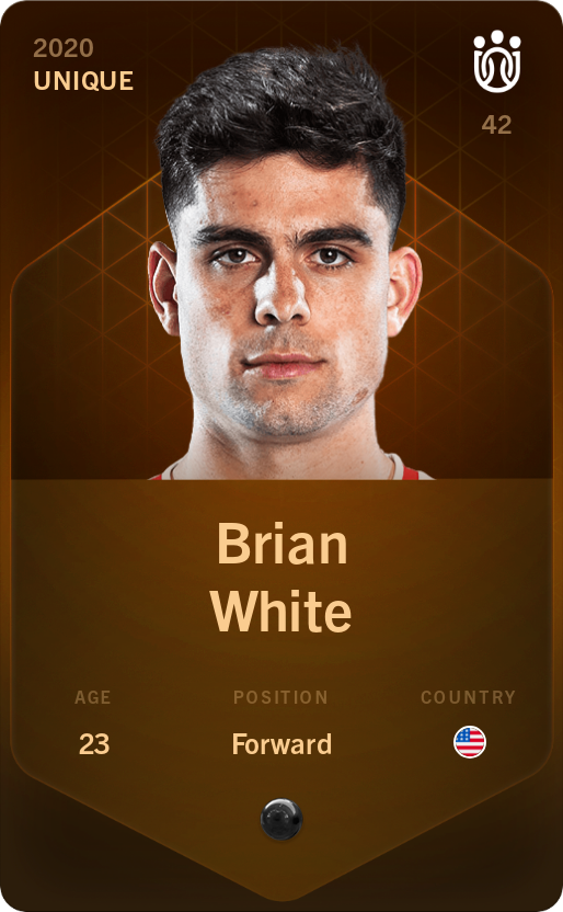 Sorare - Sorare Official - Brian White 2020-21 • Unique - NFT # 86213296534837030426515299346156072424373492454015756552880026224689131393112