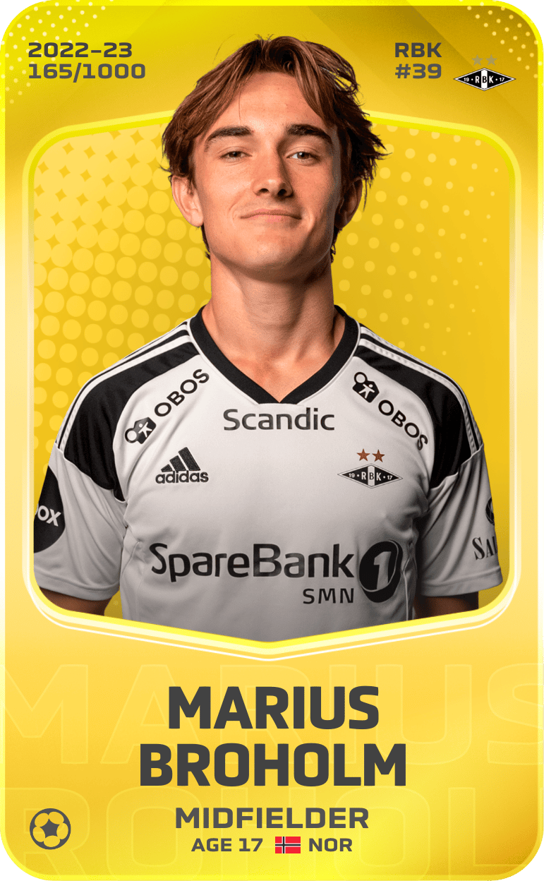 Marius Broholm 2022-23 • Limited 165/1000