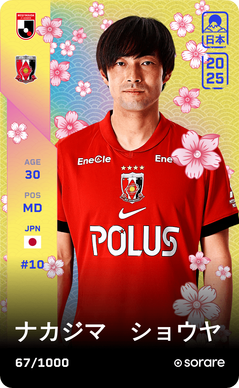 Shoya Nakajima 2025-26 • Limited 67/1000