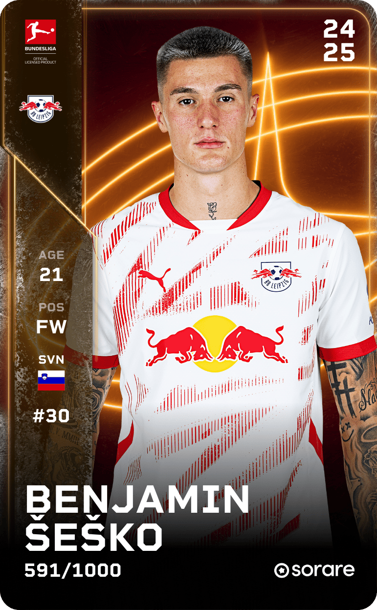 Benjamin Šeško 2024-25 • Limited 591/1000
